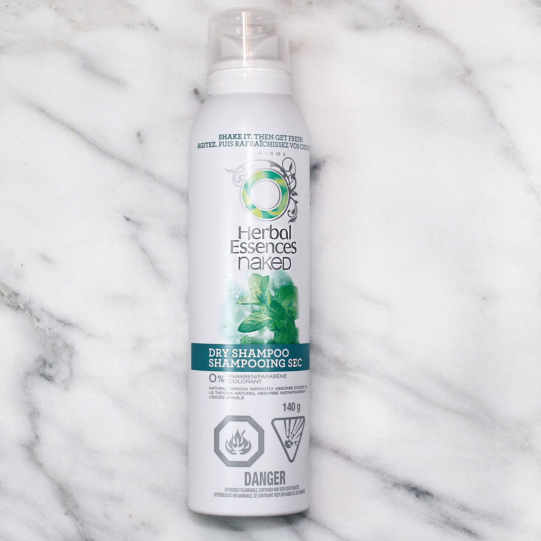 1. HERBAL ESSENCES NAKED DRY SHAMPOO