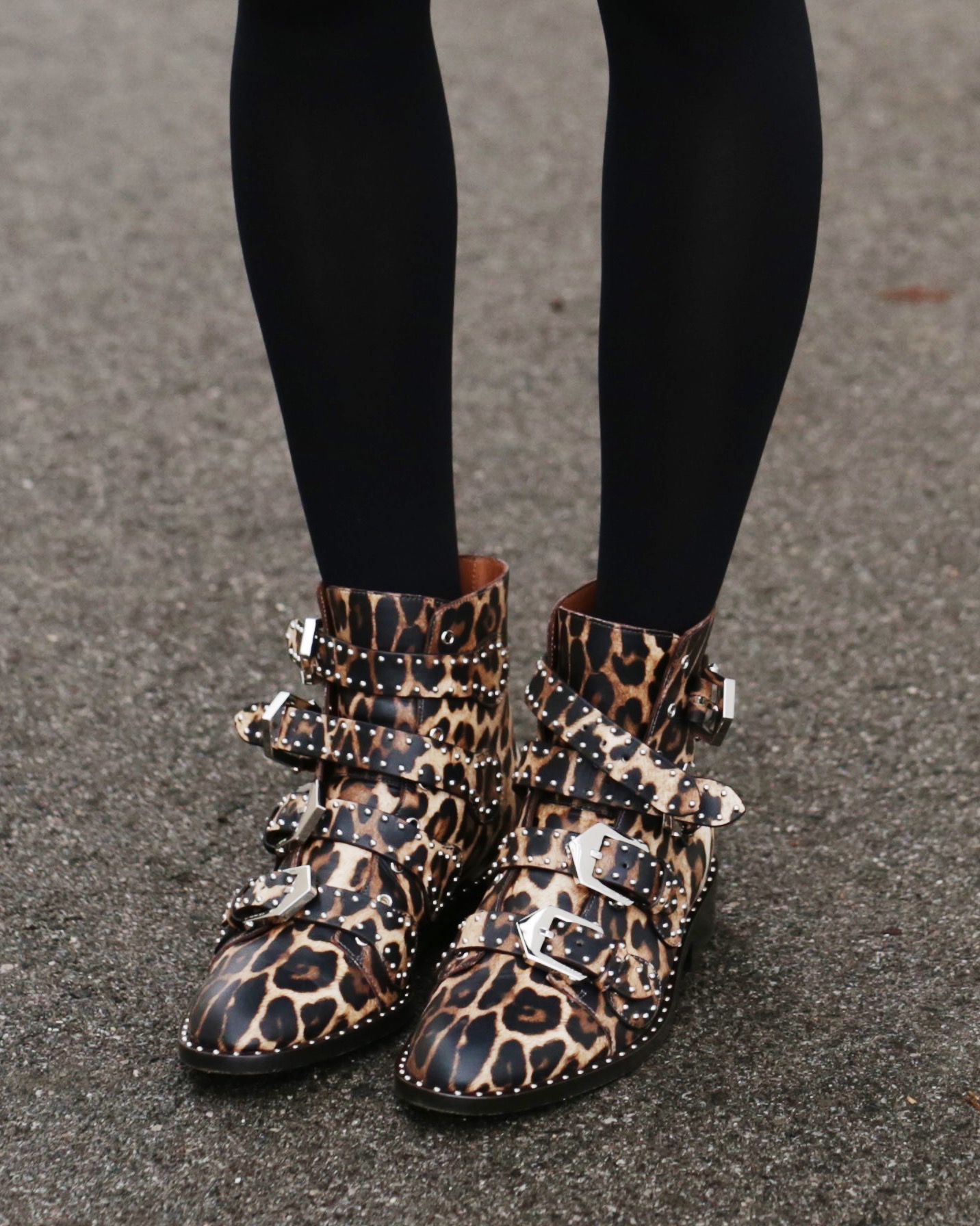 givenchy leopard boots