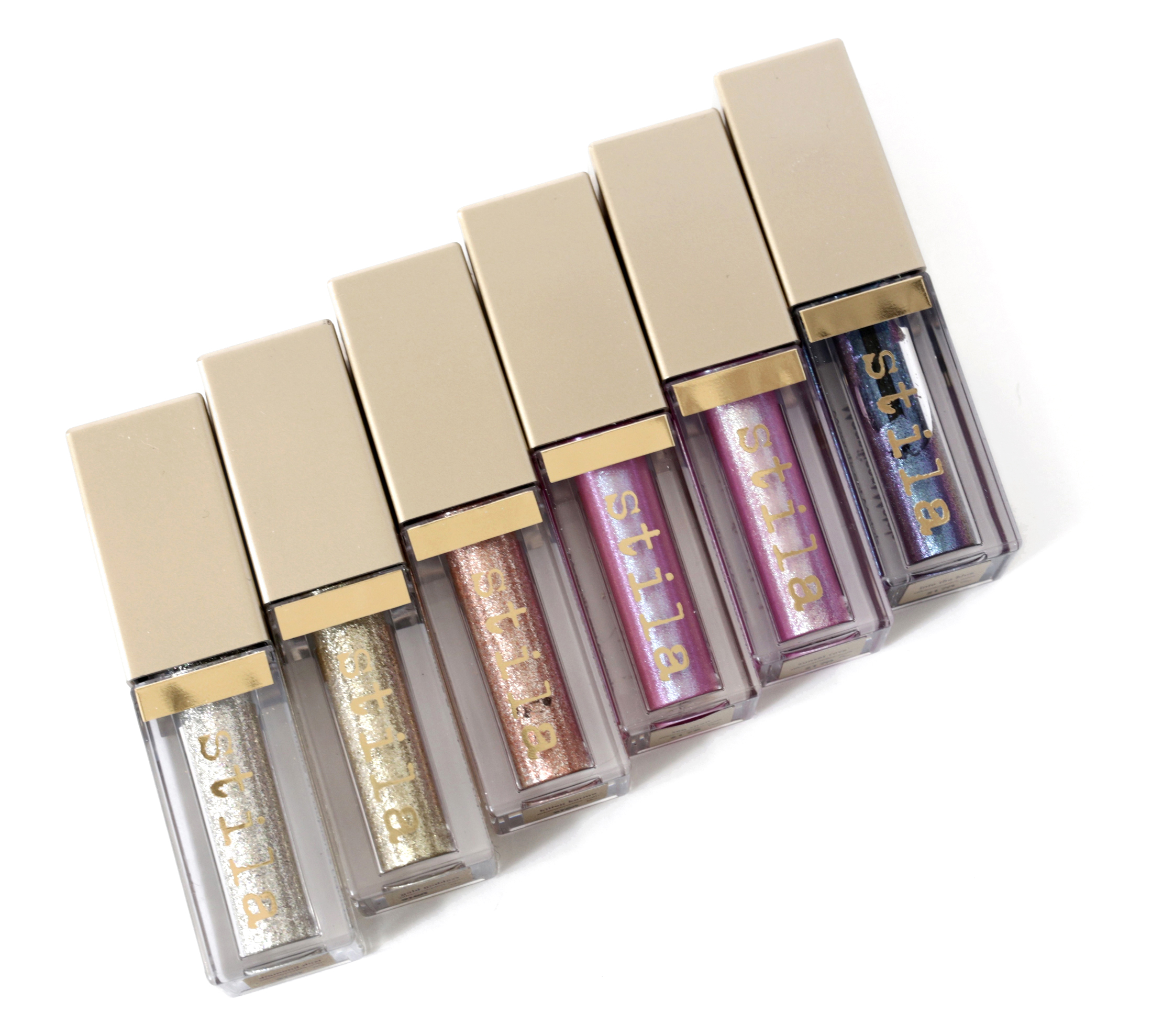 From left to right: Diamond Dust, Gold Goddess, Kitten Karma, Sea Siren, Sunset Cove and Into The Blue. 