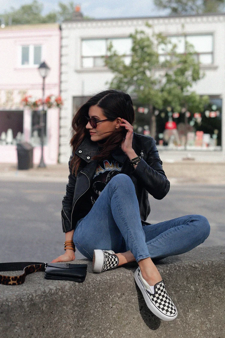 Vans Checkerboard Platform Outfit Pink Checkered Vans Outfit New