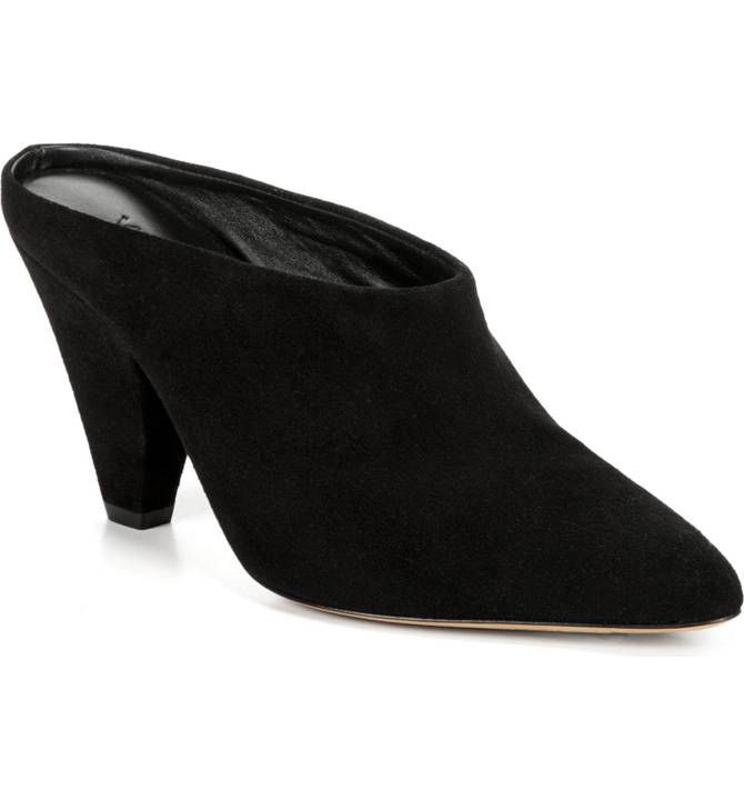 BLOCK HEEL MULES