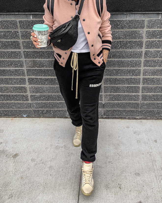 casual jogger pants outfit - By Lauren M
