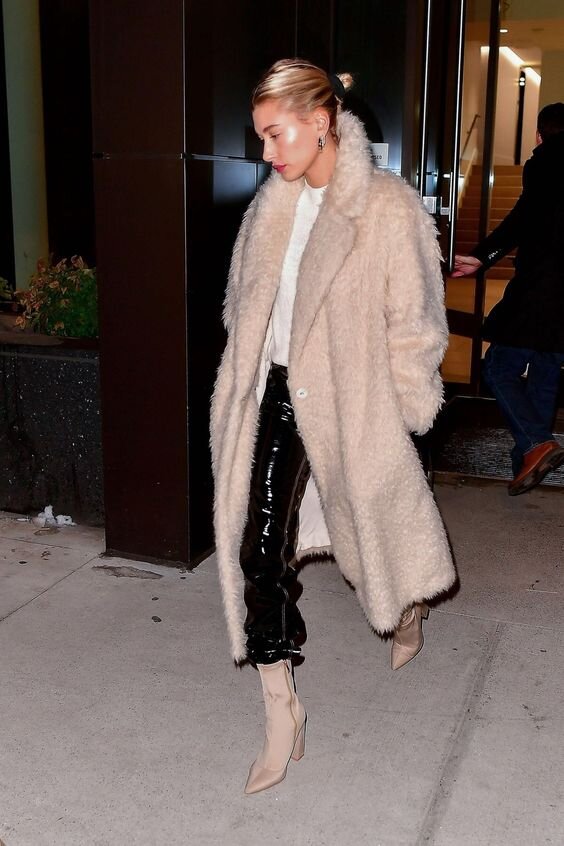 Instagram @_NathalieMartin, CLOSET ESSENTIALS Long Coats Everyone Should Have In Their Closet - Hailey Bieber in a camel coat, woahstyle.com.jpg