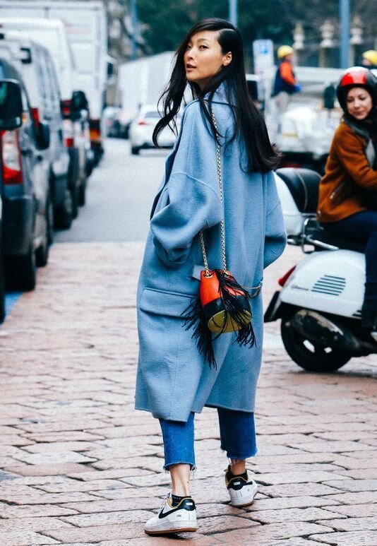 Instagram @_NathalieMartin, CLOSET ESSENTIALS Long Coats Everyone Should Have In Their Closet - Pop of Bold Colour, blue wool coat street style, woahstyle.jpg