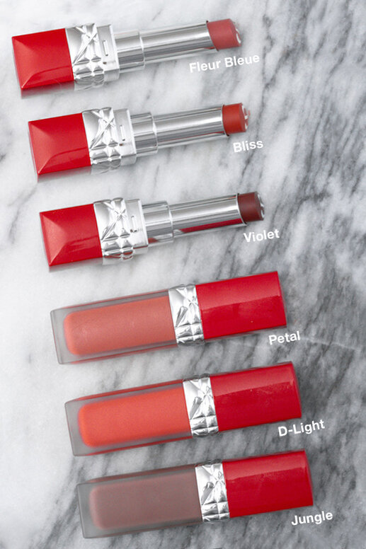 DIOR Ultra Care Liquid Lipstick The Review  Swatches  Escentuals Blog