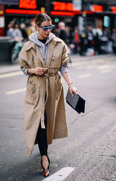 shearling jacket outfit