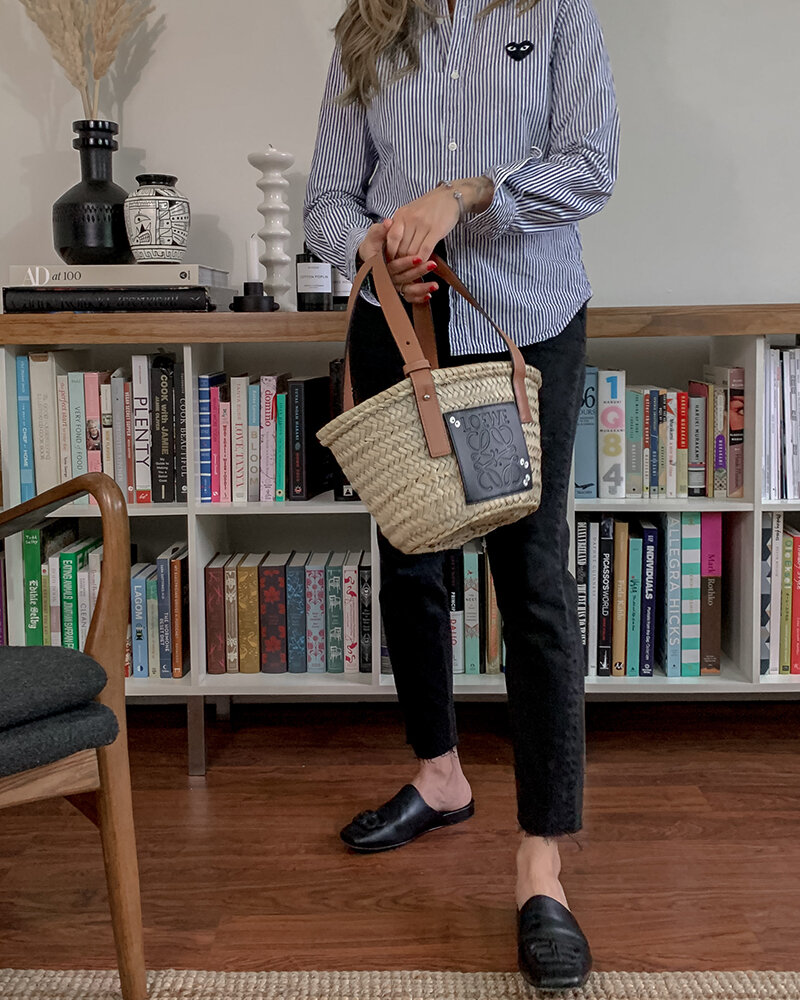 YOUTUBE review LOEWE X MY NEIGHBOR TOTORO BASKET BAG REVEAL - basket bag outfit inspiration ideas street style - woahstyle.com by nathalie martin_4877.jpg