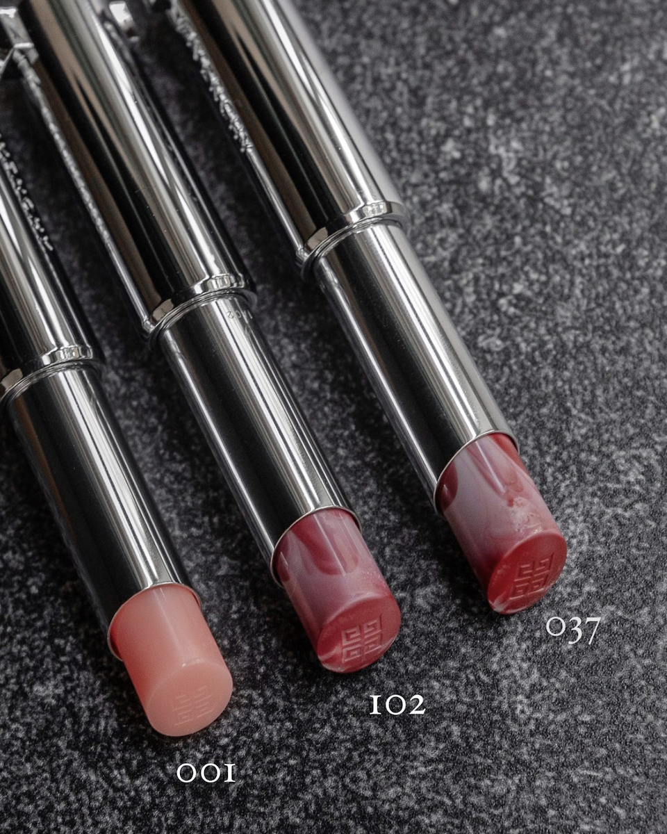 Review Givenchy Beauty Rose Perfecto Lip Balm, 001, 102, 37 - woahstyle.com by nathalie martin.PNG