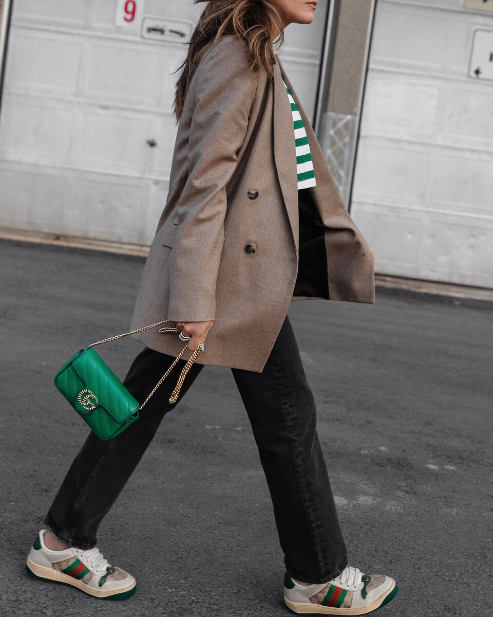 Gucci Marmont green super mini bag, screener sneakers, review and unboxing, outfit ideas inspiro inspiration - woahstyle.com by Nathalie Martin_9337.jpg