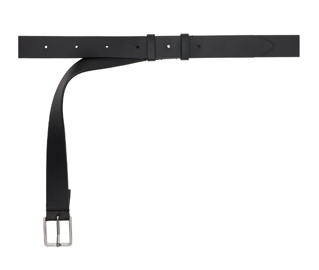 MM6 MAISON MARGIELA Black Pin-Buckle Belt