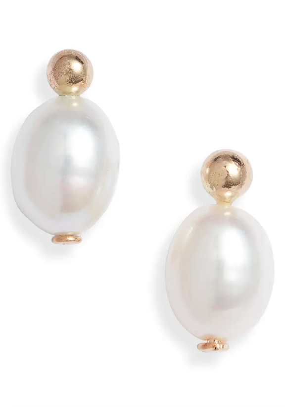 POPPY FINCH Cultured Pearl Earrings