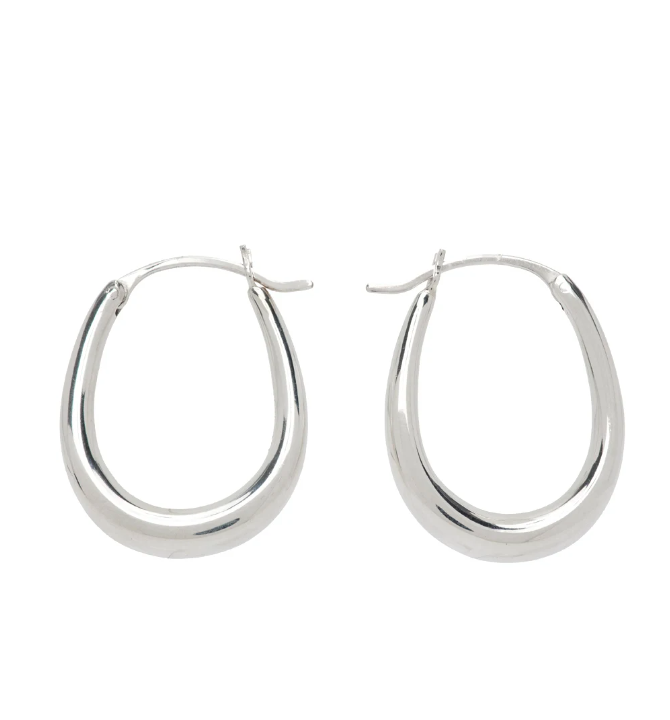 SOPHIE BUHAI Silver Tiny Hoop Earrings