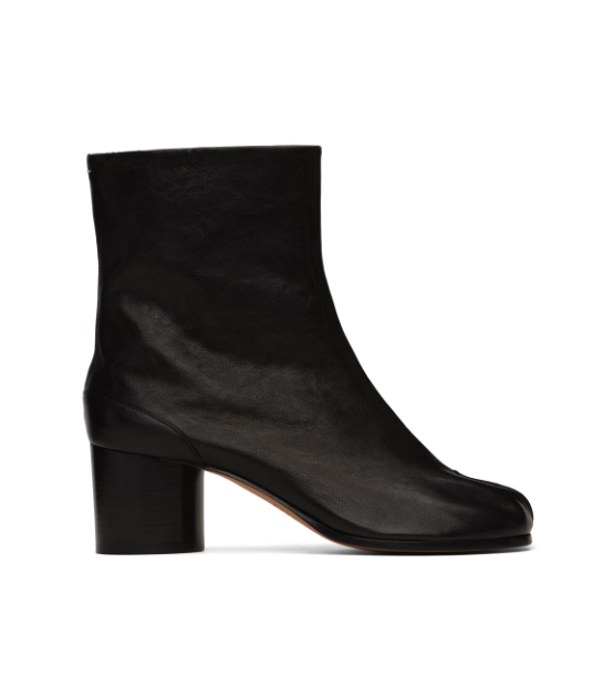 Black Tabi Ankle Boots