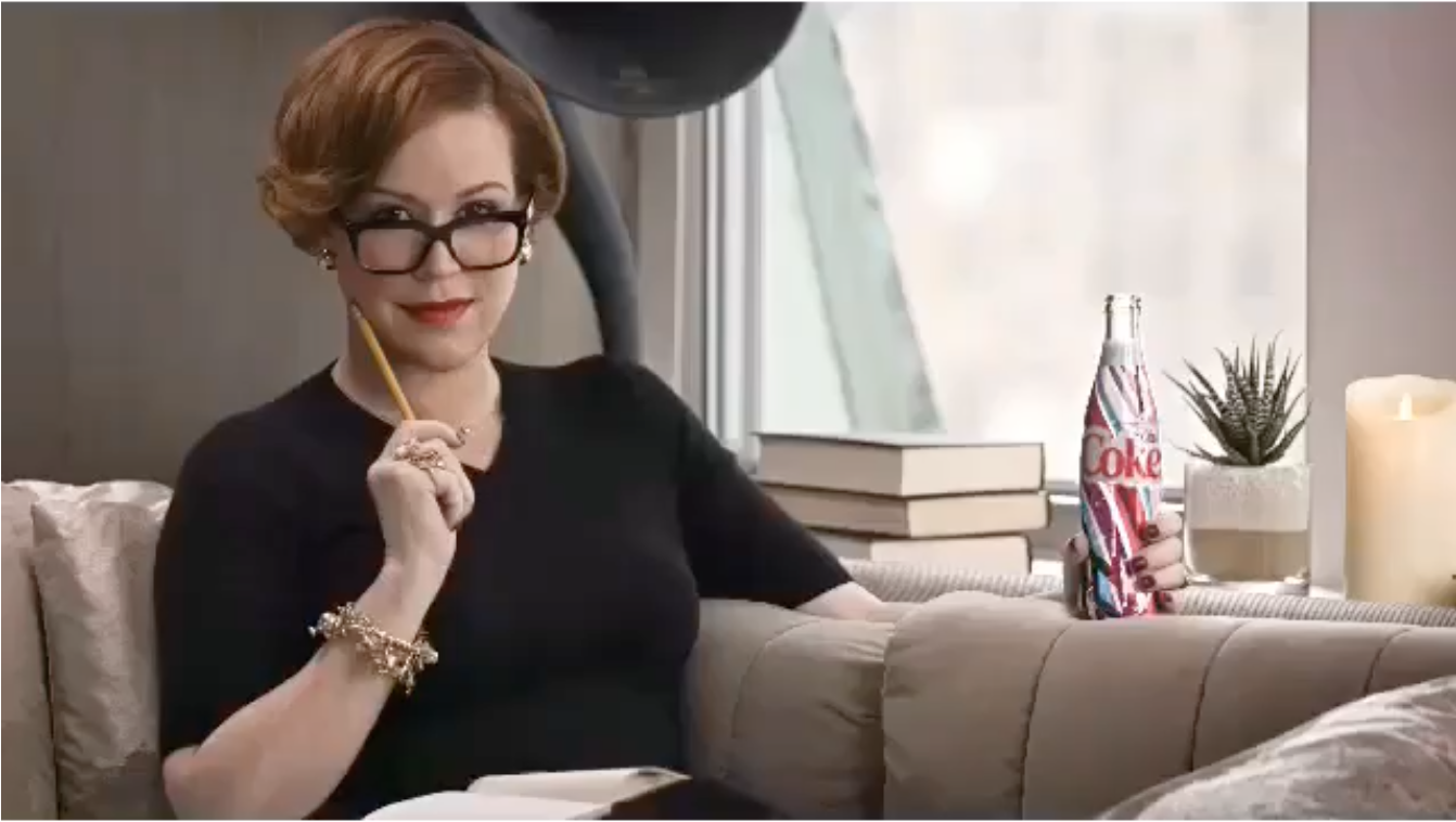 Molly Ringwald Diet Coke Vintage Moment