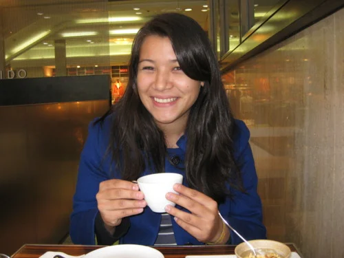 8. The price of a cup of coffee in Ginza