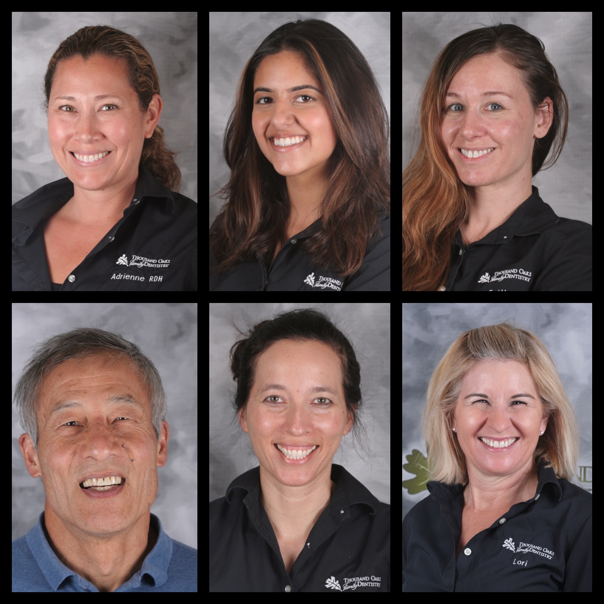 From left to right, top to bottom: Adrienne, Aleeza, Faith, Jerry, Kari Ann and Lori