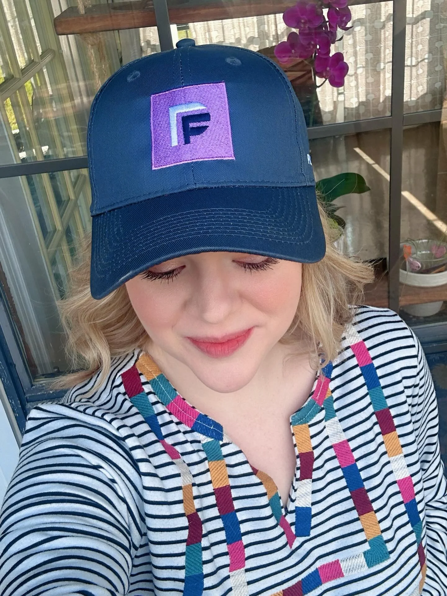 Advice of the day: Get yourself a financial advisor who gives you cute hats and treats you to @harvesthalltx coffee 😀 @lisadward @tenfoldcreativeco #plumbfinancial