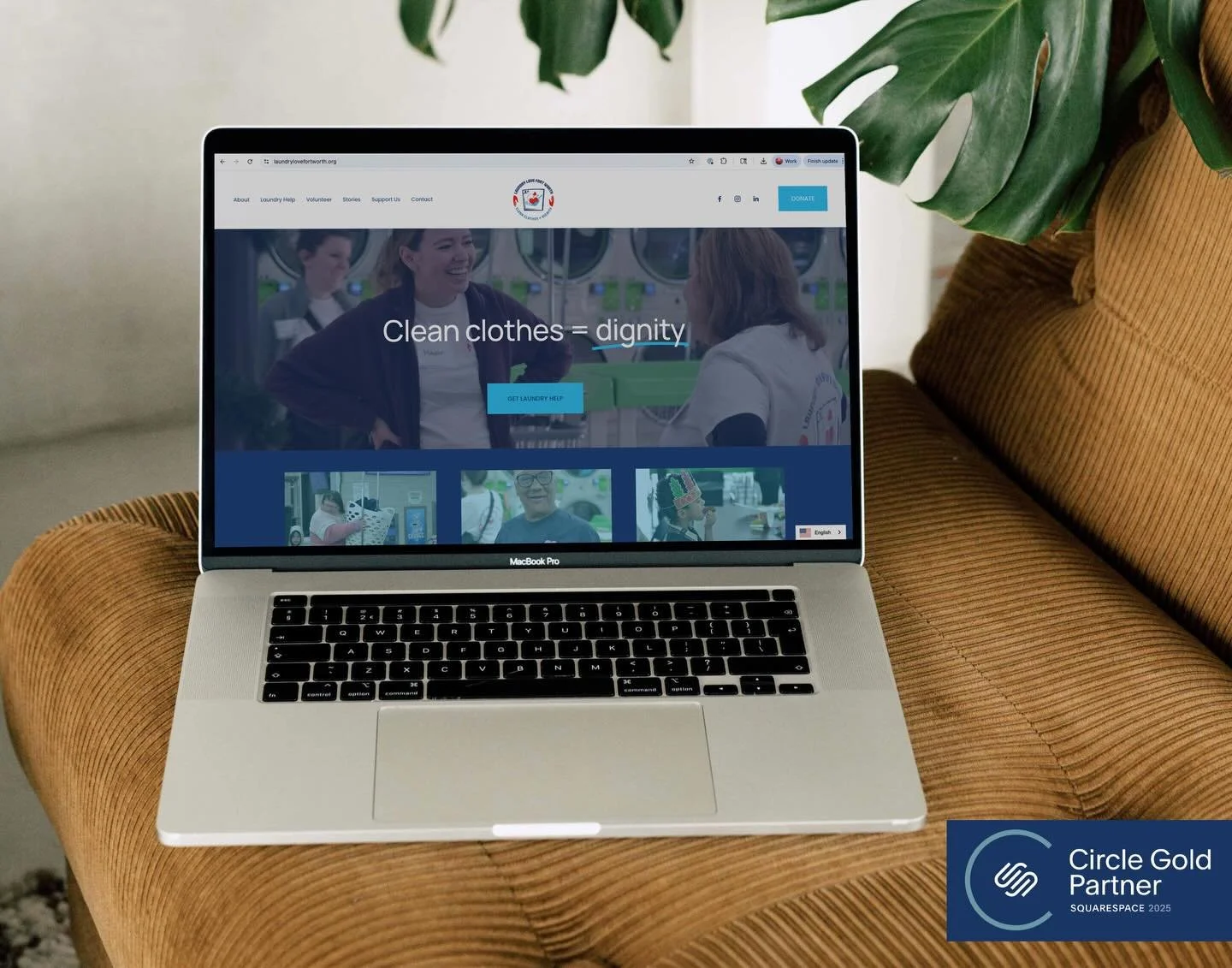 ✨ Website Launch Alert! ✨
So proud to share the brand-new Laundry Love Fort Worth website&mdash;now live and fully refreshed on Squarespace! @laundrylove_fortworth 

This project was such a joy to create in partnership with @partnerforgood - bringing