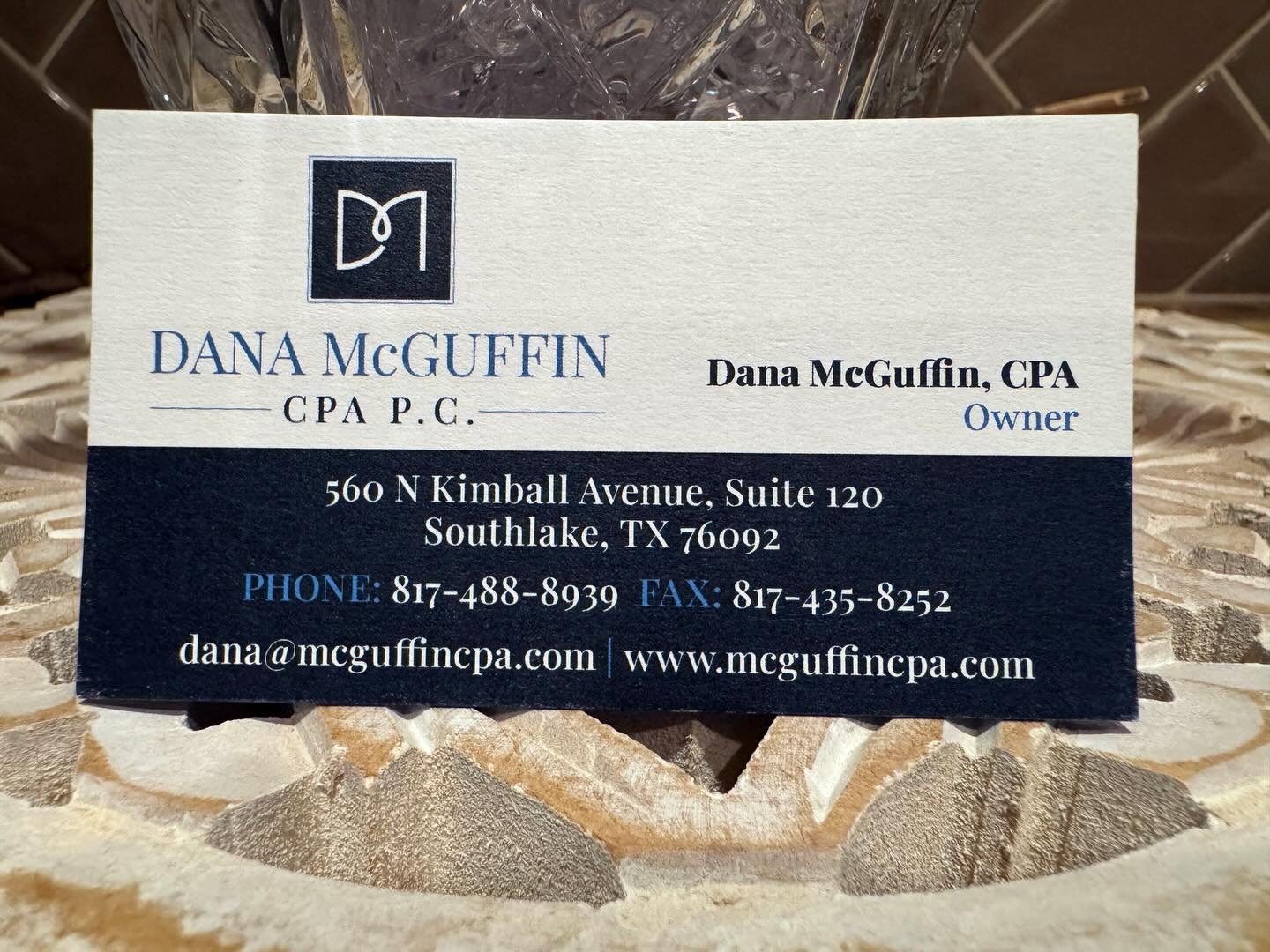 Who needs agencies when your daughter runs one?

Rebrand for my mom&rsquo;s CPA firm in Southlake, TX:
&bull; Logo glow-up
&bull; Polished business cards
&bull; Franchise-ready brochure

Family discount not disclosed. 😉 @danamcguffincpa