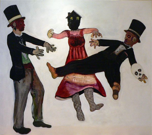 Census Poster, 2008 Oil on Linen
