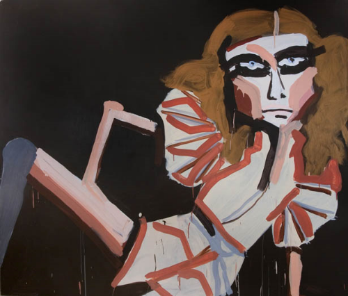 Lizard Woman 2006 Acrylic on canvas 183 x 213 cm