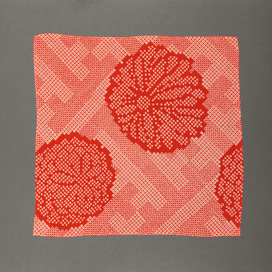 Red Chrysanthemum Pocket Square