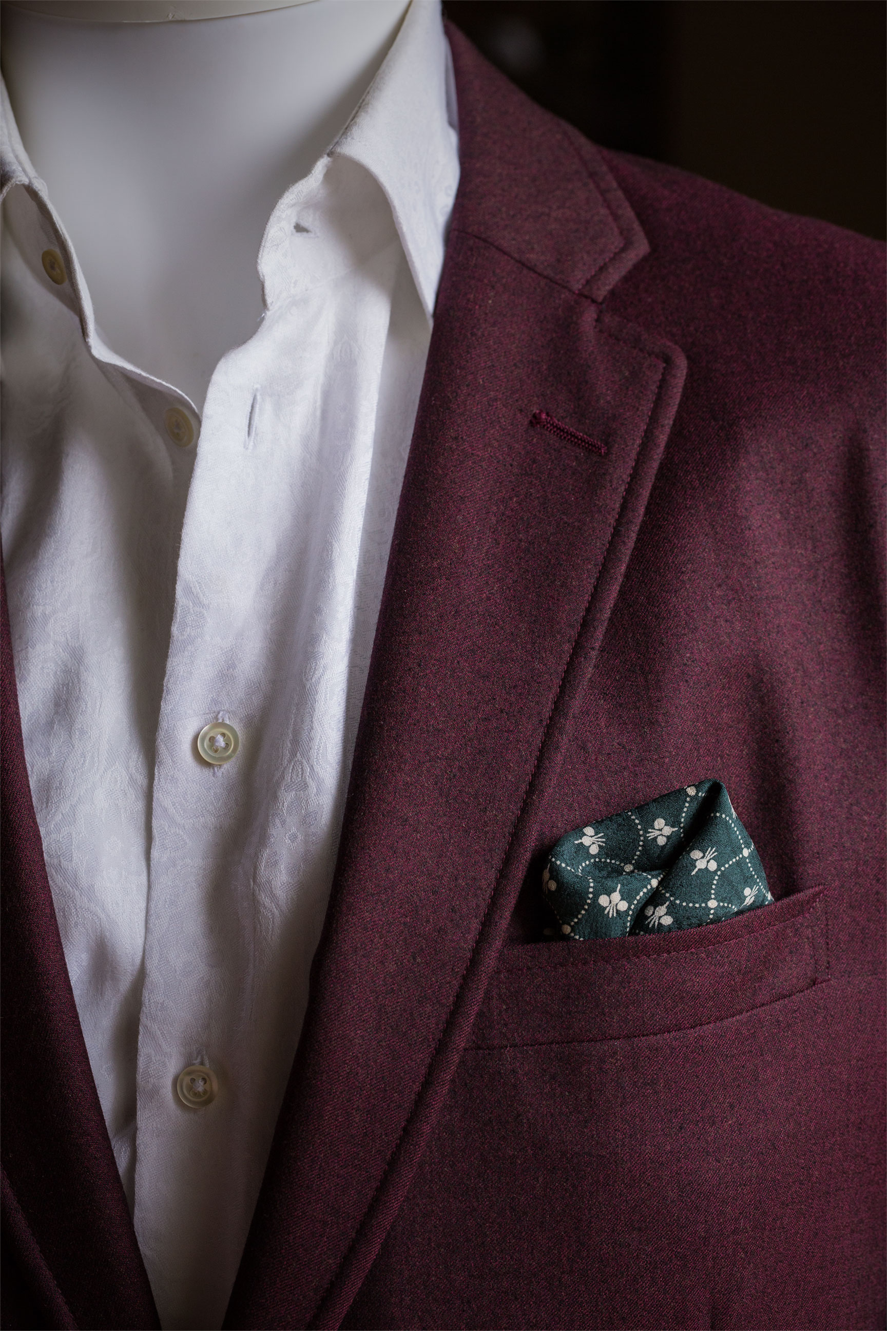 Green Turnips Pocket Square