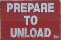 Prepare To Unload