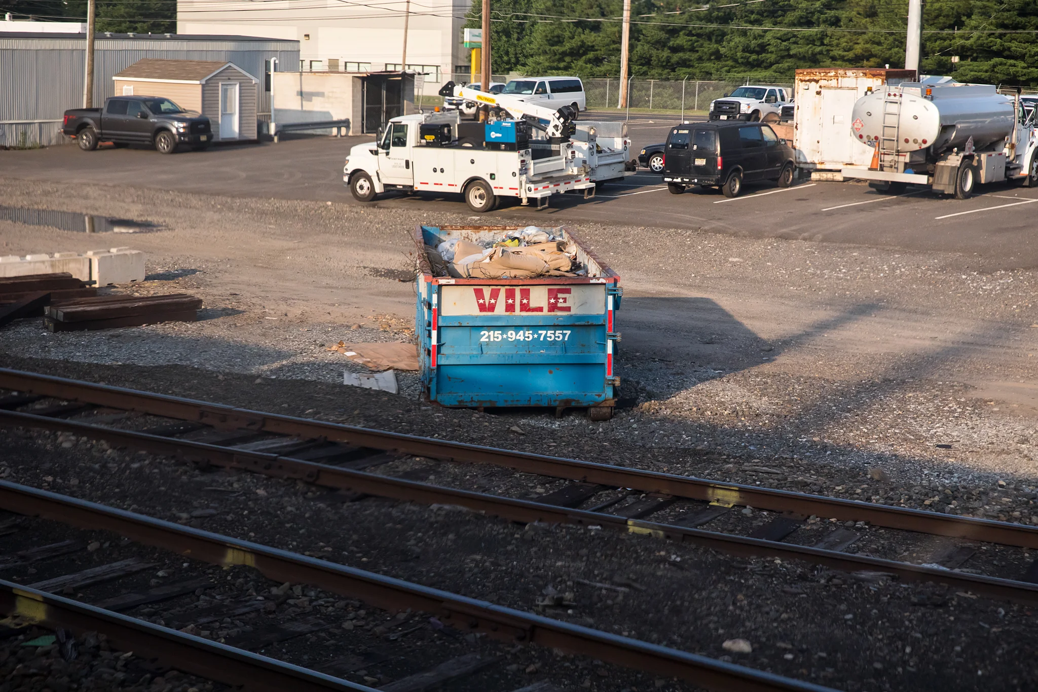 VILE dumpster. Morrisville, PA 7.5.2017 - WAS-NYP