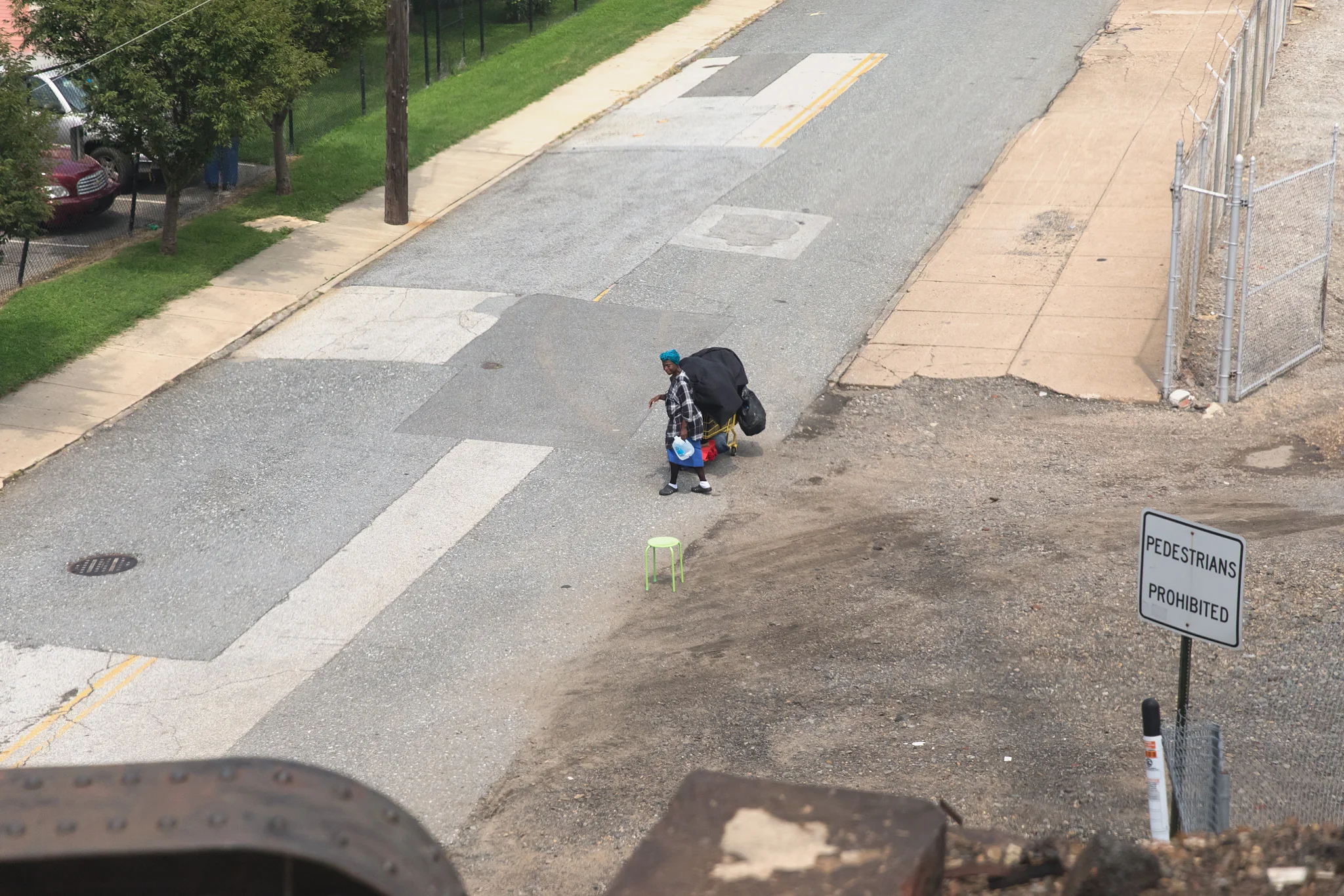 Woman With Gallon Jug in Hand - Wilmington, DE 8.16.2017 - NYP-WAS