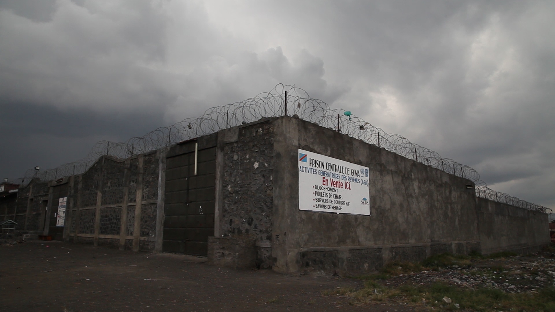 Goma prison. Photo: Film still from The Prosecutors, Michael Christopher Brown
