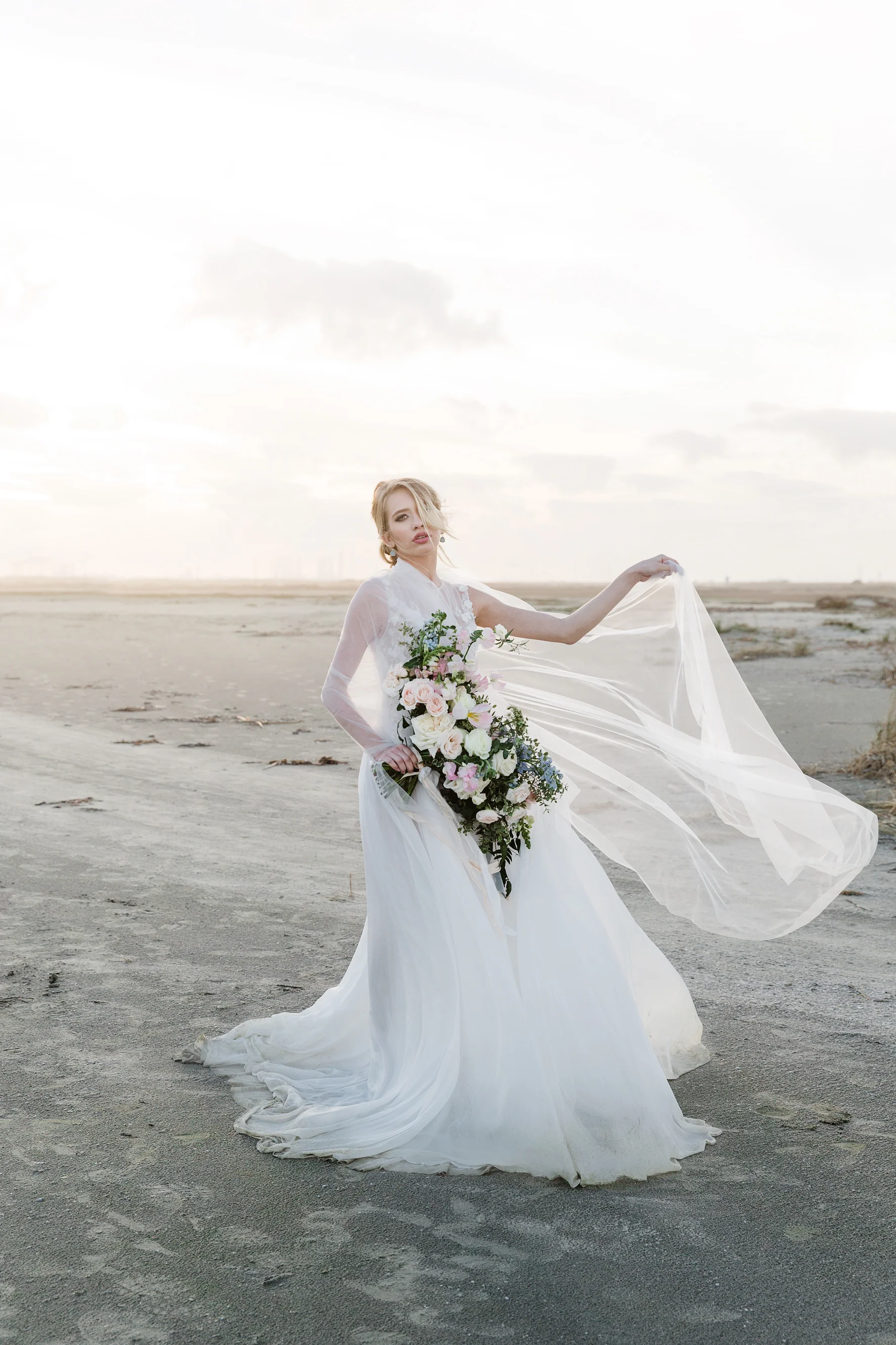 Floral Design by Mibellarosa Designs | Vintage Rentals from The Borrowed Flea | Bridal Makeup by Blush-worthy | Bridal Hairstyling by Updo Gypsy | Modeled by Tabitha Wimberly