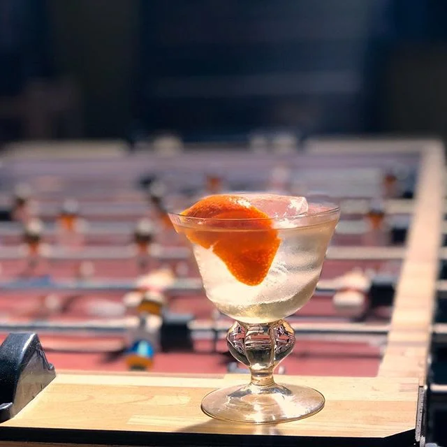 New cocktail at the tasting room (@twomilewines Thur. + Frid. 5-9pm/Sat. 2-5pm) inspired by our new Oakland Aero Club J.C. Mars Amaro and @vermouthdolin dry. The “Gold Negroni”. Complete bastardization on original but it’s California. Where we take traditions and turn them on their head. (And then make millions selling them.)
Photo credit @luther_columbus