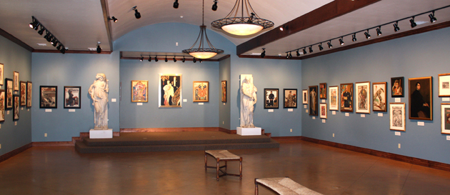 The Iris & Oofie Abraham Gallery at The Citadelle featuring American Illustrator J.C. Leyedecker, the Gallery's first public show.
