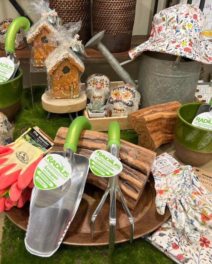 Need a last minute Teacher Appreciation or Mother&rsquo;s Day gift?! The Citadelle Gift Shop has you covered! We have garden hats, with matching aprons and nitrile gloves, ergonomic garden tools, sets of gardening gloves and these adorable bird house