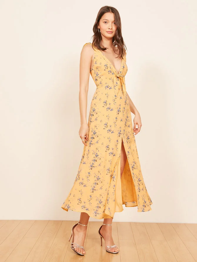 Reformation Harper Dress in Simone - $248