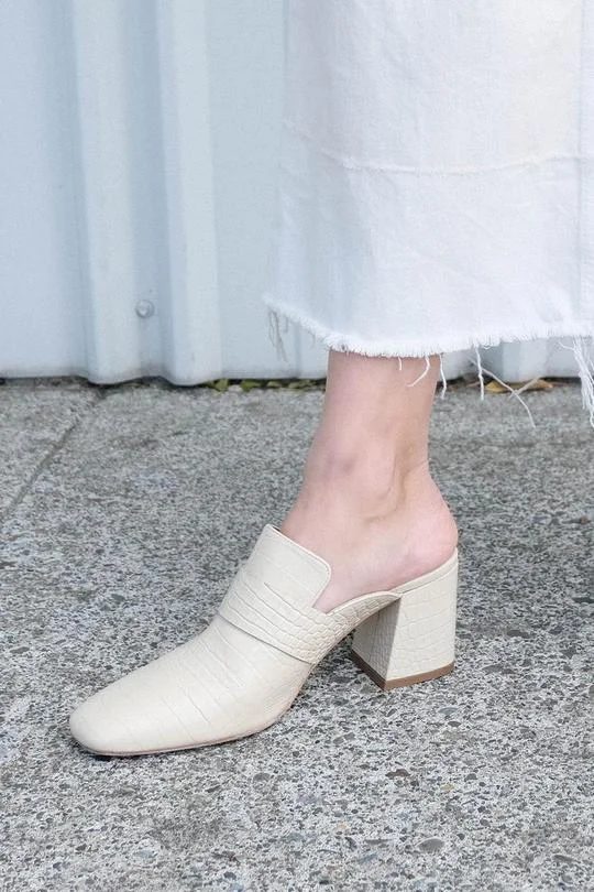 Freda Salvador Fire Mid Heel Mule - $395