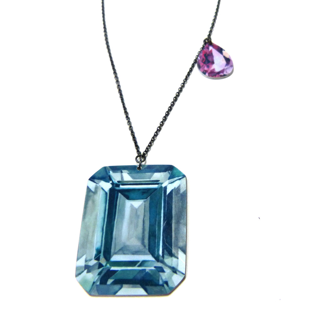 Emerald and Ruby Neckpiece
