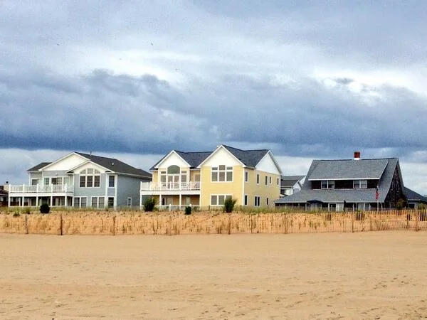 Houses along Dewey Beach
