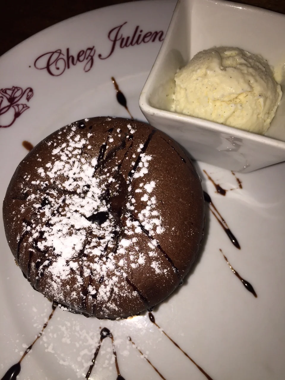 Chocolate cake at Chez Julien.jpg