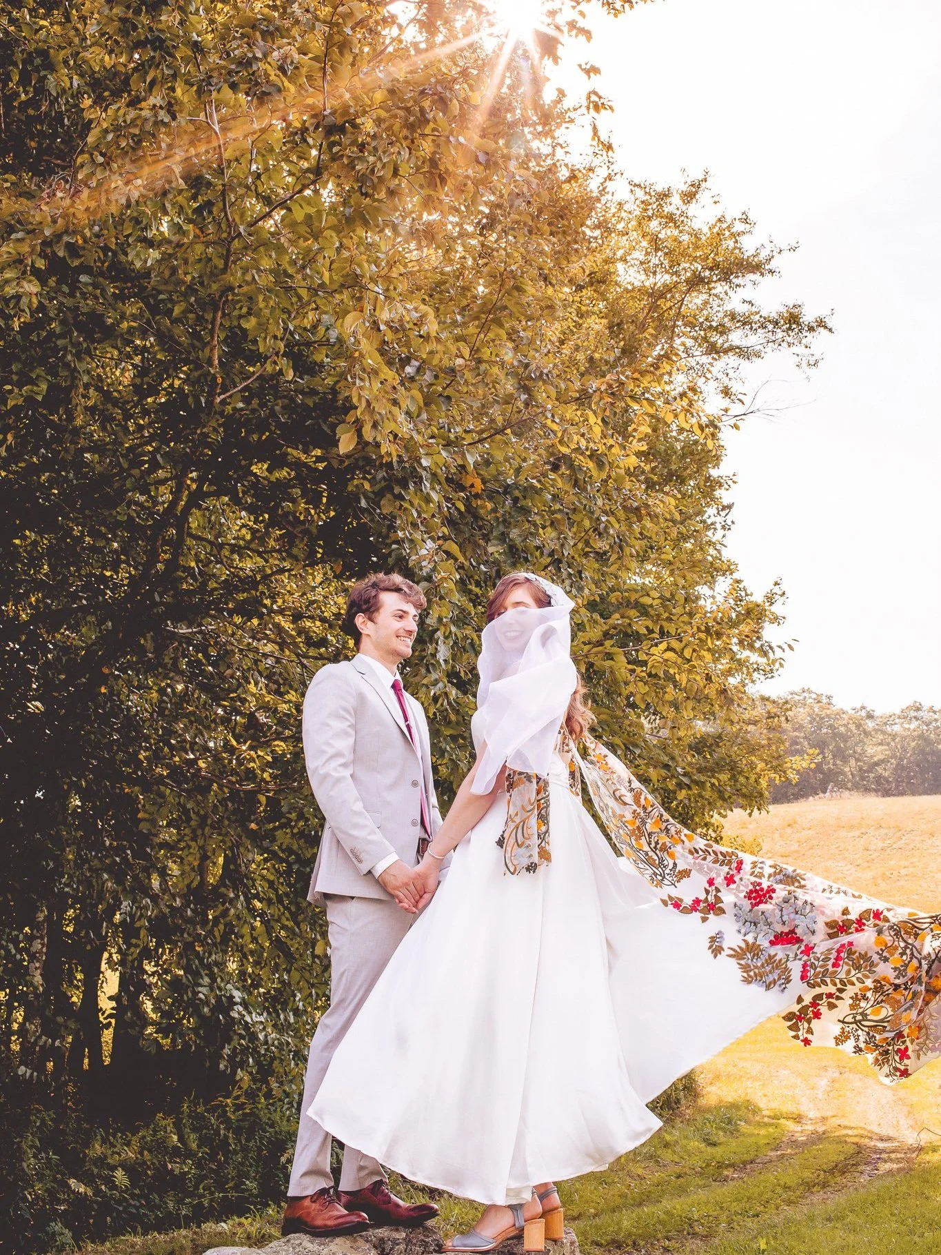 Custom wedding gowns sustainable handmade with natural fabrics