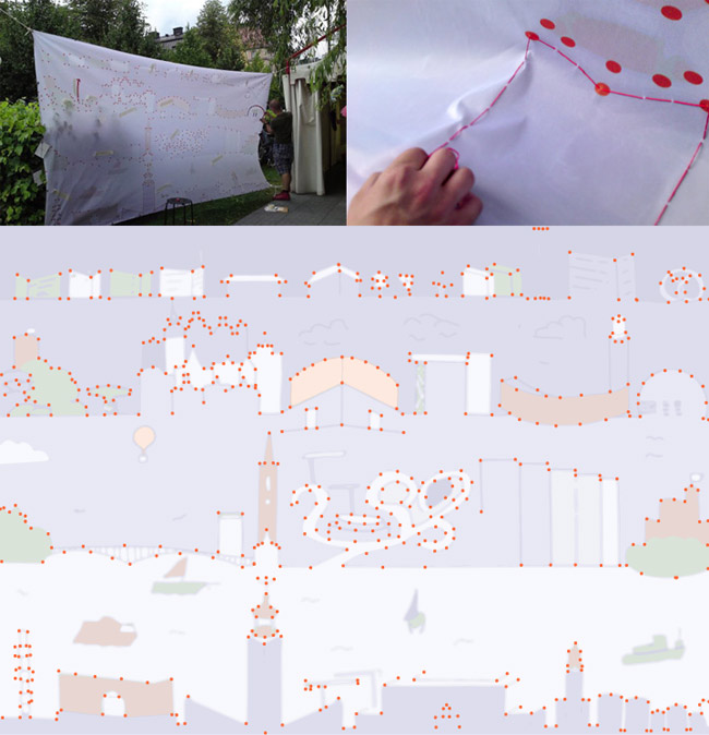 Mitt Stockholm Ung 08 Gigantiskt broderi