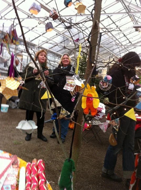 Helgens färdigpysslade fulträd på Rosendal.