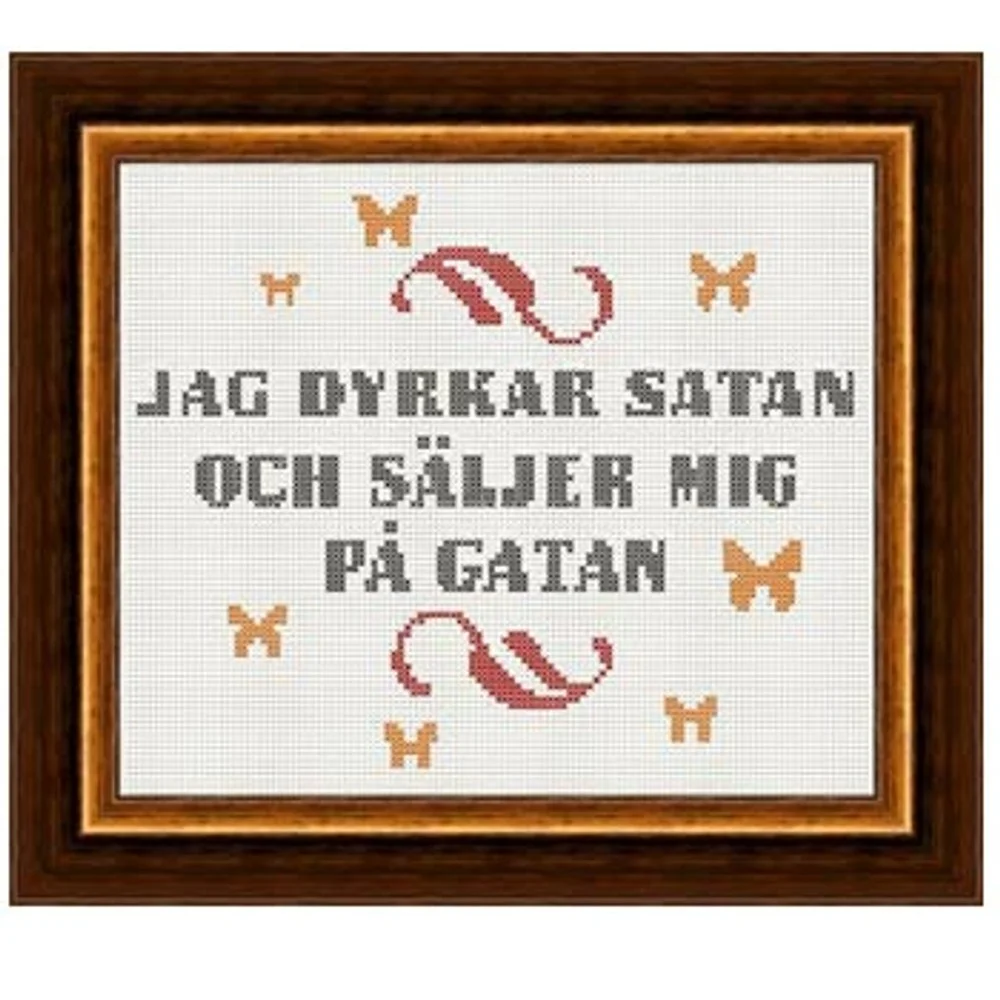 Jag dyrkar satan och säljer mig på gatan