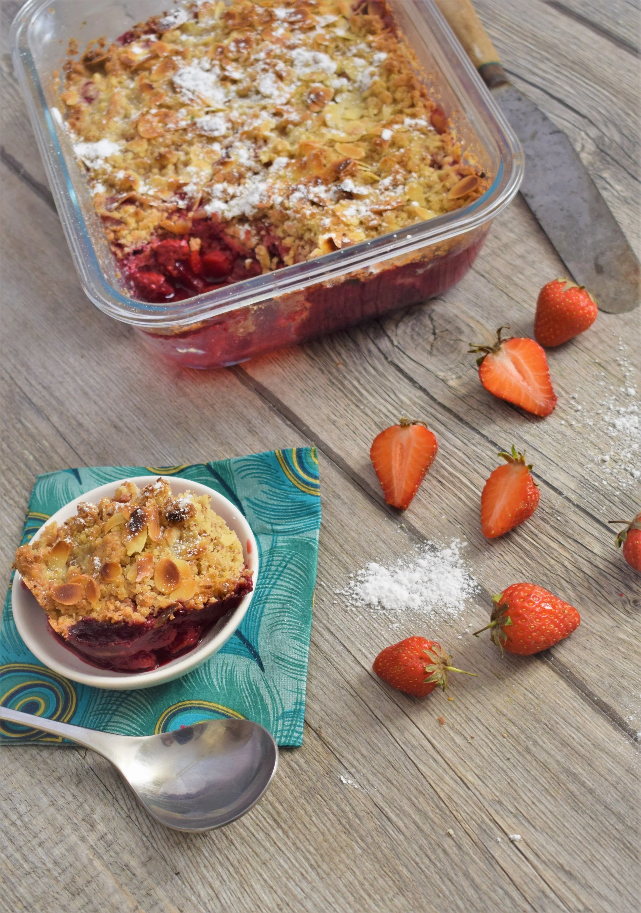 The supra delicious crumble d'amandes aux fruit rouges
