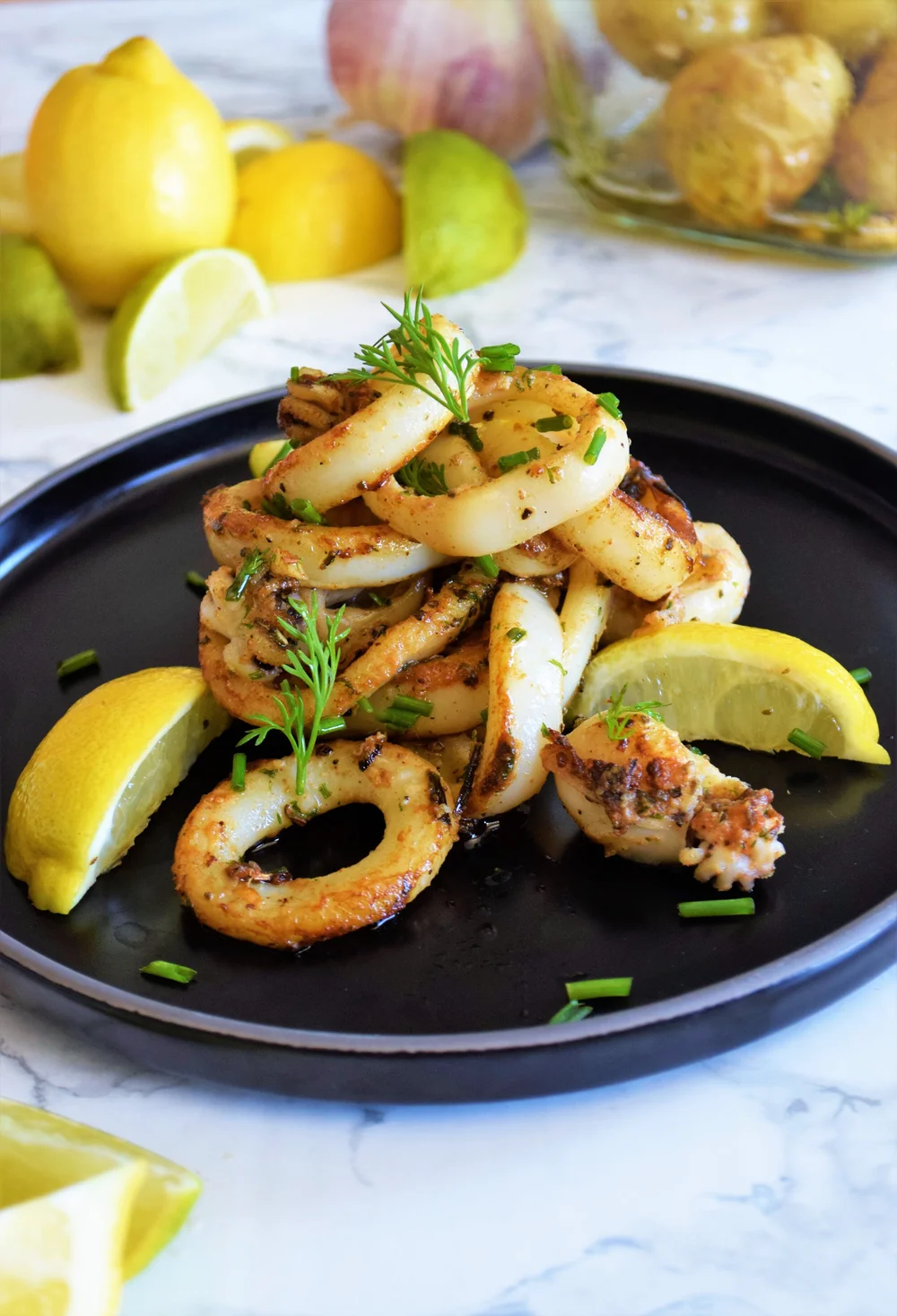 Recette Calamar Grille Plancha