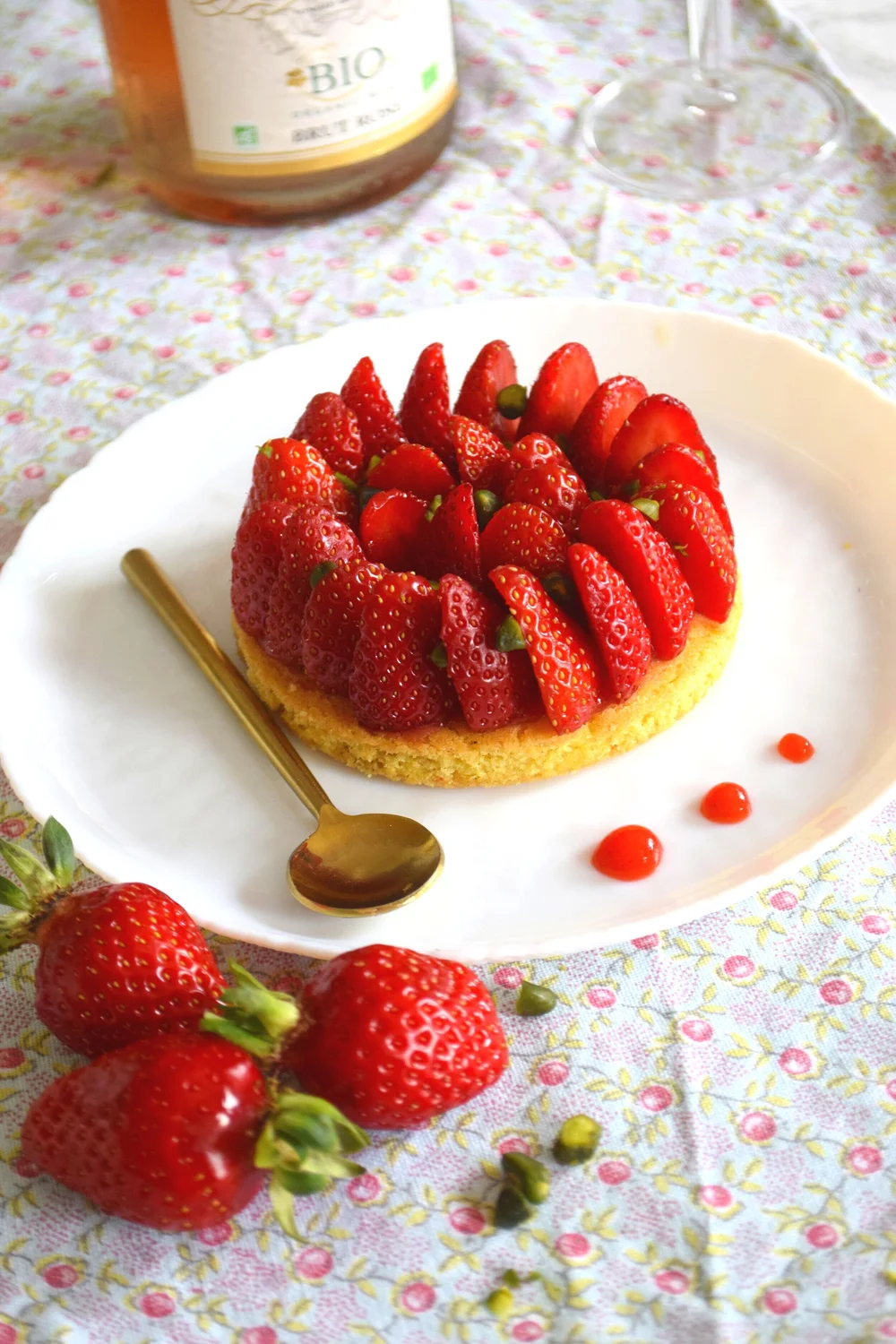 Tarte aux Fraises sur Sablé Breton — cyrilrouquet.com