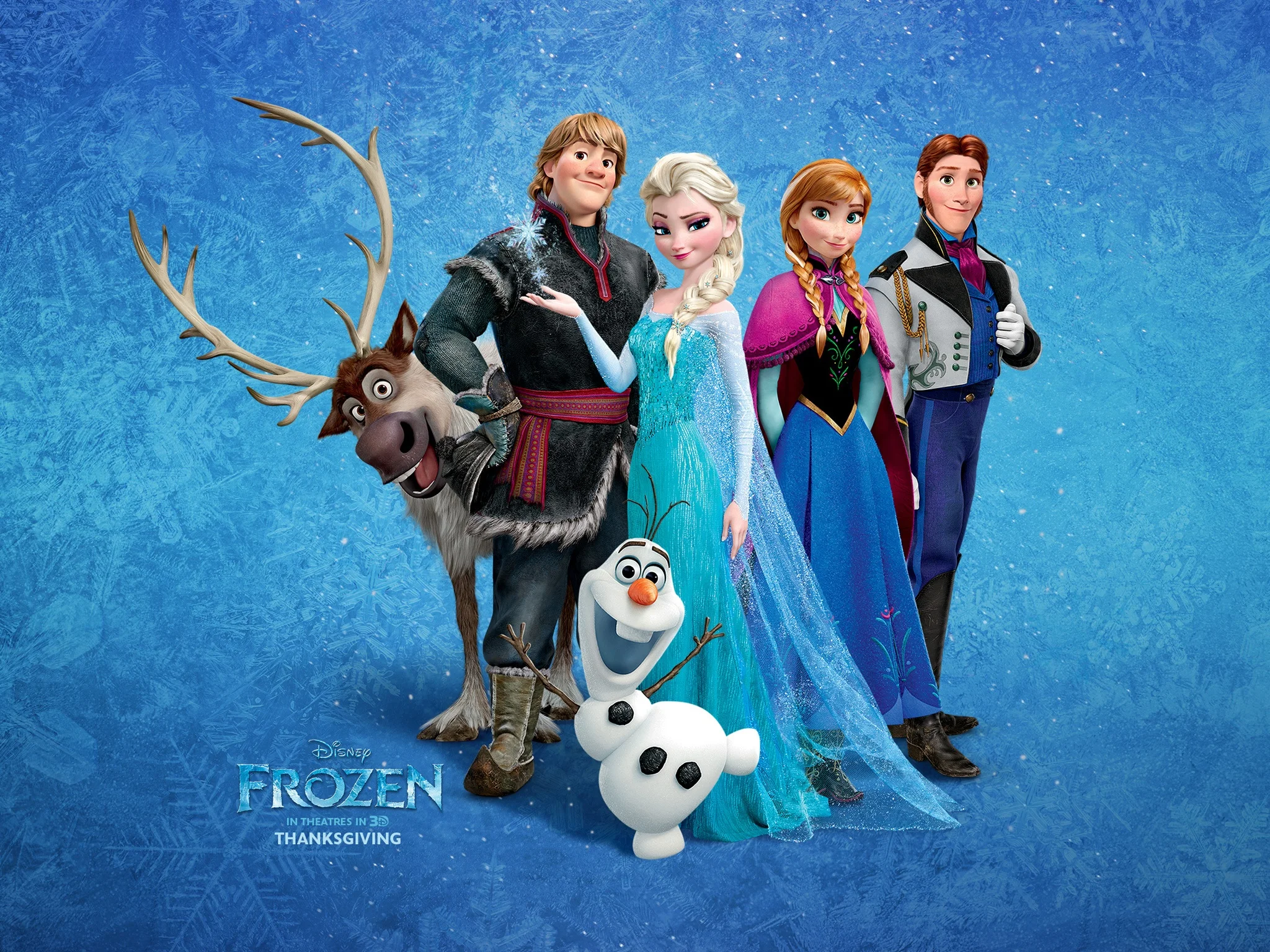 The characters of "Frozen."