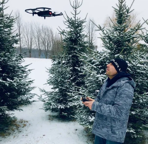 ....Un drone en cadeau..A drone as a gift....