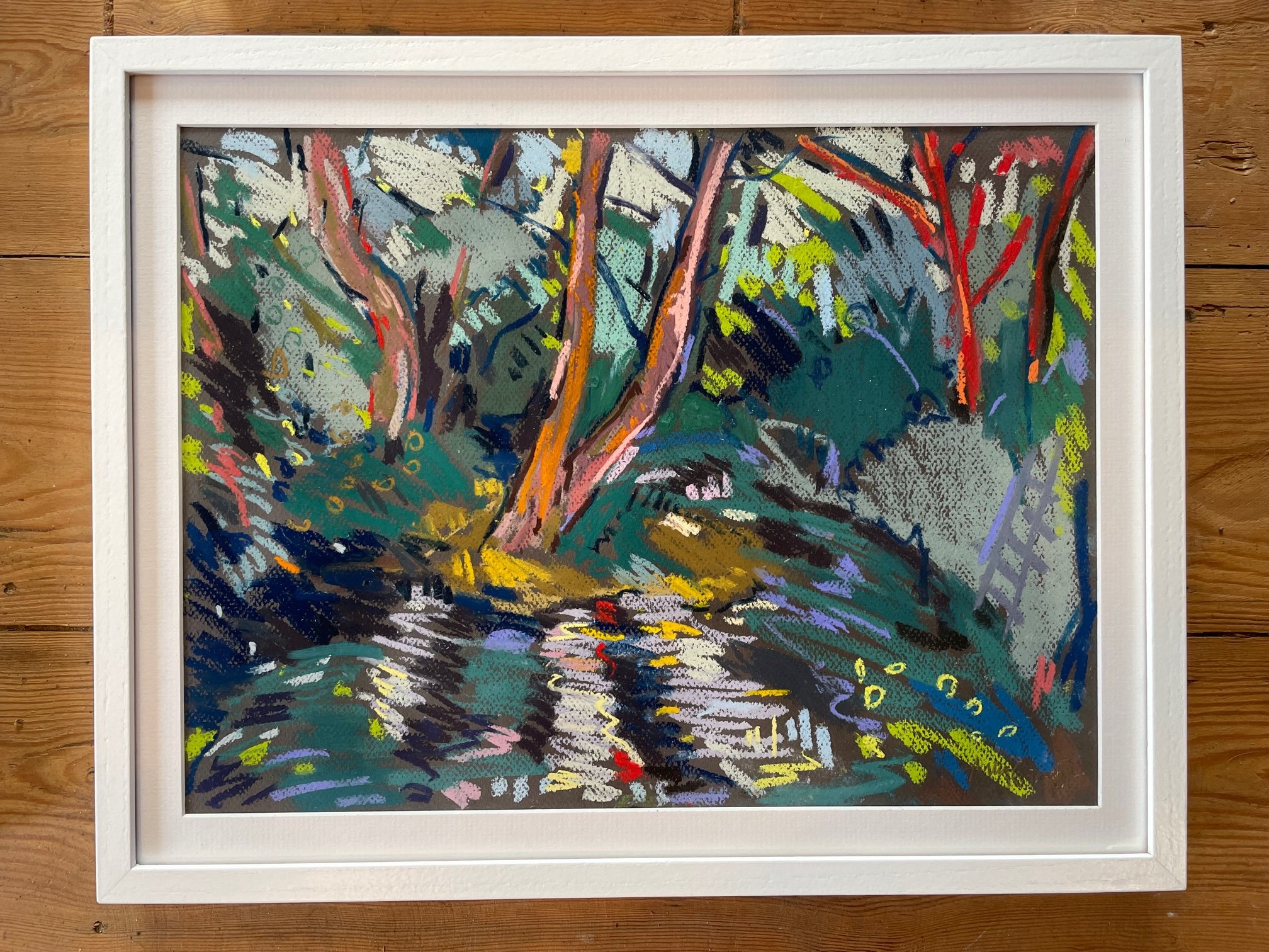 Millpond, pastel on paper, 30x40cm, £525 framed